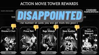 First look at Action Movie Tower Equipment! Very disappointing! MK Mobile