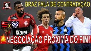 MARCOS BRÁZ FALA SOBRE DAVID LUIZ E VIDAL! - SALÁRIO ASTRONÔMICO OFERECIDO PARA O GERSON! - FLAMENGO