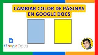 Cómo CAMBIAR COLOR de PÁGINA en GOOGLE DOCS