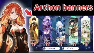 Officially!! All Archon banners are from update 5.0 to 5.5_genshin impact