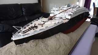 Titanic 1912 Wreck - 1:100 scale model by Jason King