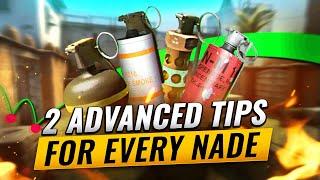 2 TIPS For EVERY NADE - INSTANTLY IMPROVE YOUR UTILITY USAGE! - CS:GO