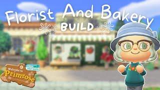 GRANDMACORE COTTAGE CORE ACNH SPEED BUILD | FLOWER SHOP & BAKERY ANIMAL CROSSING NEW HORIZONS