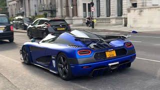 Supercars in London 2022 (ONE:1, 918 x2, Carrera GT x2, LB Aventador, GT2 RS x3, SF90 x2…)