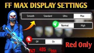 Free Fire Max Best Display Settings In Malayalam || 2gb, 3gb, 4gb, 6gb, 8gb || Smooth Play || Gwmbro