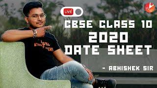 Updated CBSE Class 10 Date Sheet 2020 | CBSE Board Exam Timetable & Schedule @Vedantu9_10