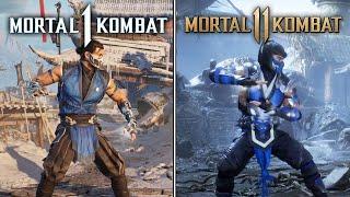 Mortal Kombat 1 VS. Mortal Kombat 11 - Models & Special Moves Comparison