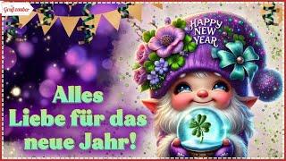 Liebe Grüße von mir für das neue Jahr  2025  Silvestergruß kostenlos für WhatsApp &Co 