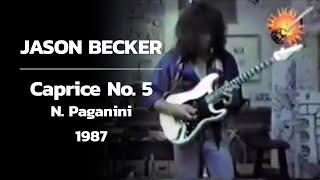 Jason Becker performing Caprice No. 5 by N. Paganini - 1987
