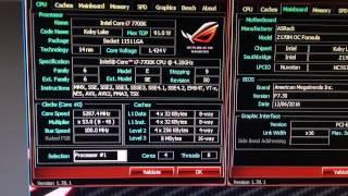 i7  7700k kaby lake Delidded     Overclocking @ 5,3GHz