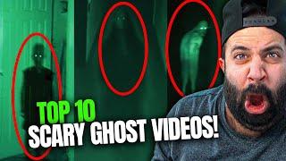 10 CRAZY SCARY Ghost Videos by Nuke's top 5 (REACTION!)