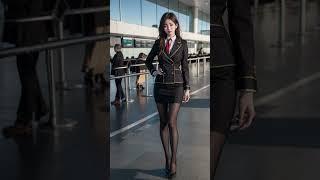 [4K AI Art, Lookbook] Korean Stewardess 한국 스튜어디스