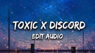 toxic x discord - boywithuke & the living tombstone (edit audio)(Lyrics)