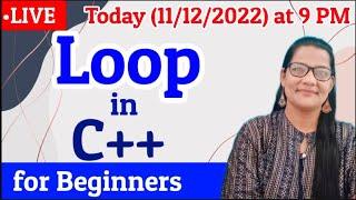 LIVE|Loop In C++|Zeenat Hasan Academy