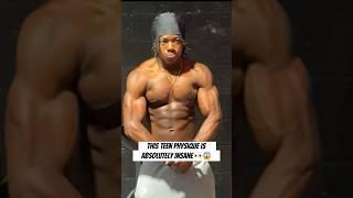 THIS TEEN’S PHYSIQUE IS ABSOLUTELY INSANE  #gym #motivation #davidgoggins #gymworkout