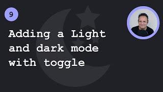 Adding a light and dark mode with a toggle or switch