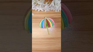 How to make an Umbrella with paper || DIY Umbrella #shorts #youtubeshorts #diy #umbrella