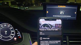 How to enable Video in Motion (VIM) for MIB | For all new Audi Models & VAG Group