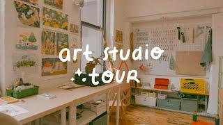 A Tour of My $725 Art Studio in Philly 