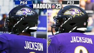 MADDEN 25: PS5 vs PS4 | Superbowl, Graphics & Gameplay Comparison | HOW BIG IS THE DIFFERENCE?