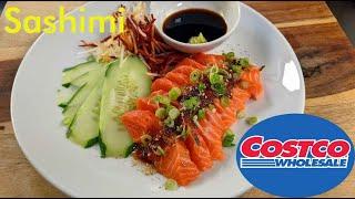 How to make salmon sashimi using salmon from Costco