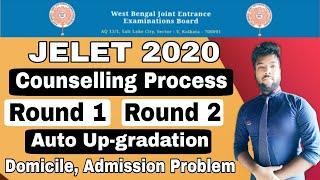 JELET 2020 Counselling Full Process | Round 1 vs Round 2 | Auto Up-gradation | Seat Acceptance Fee |