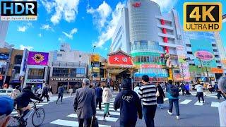 4K HDR Japan Walk - Walking in Osu Nagoya 2024 neighborhood | Relaxing Natural City Ambience