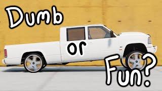 Squatted Truck vs Test Course in BeamNG.drive