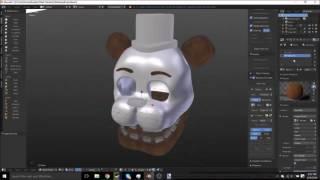 Withered Freddy Modeling Timelapse