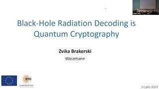 Quantum Cryptography 1 (Crypto 2023)