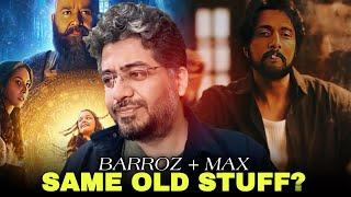 Max Review, Barroz Review Hindi, Kichcha Sudeep, Mohanlal | PUSHPA 2 NO COMPETITION?