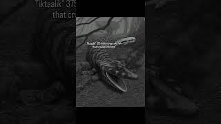 Jurassic scream "Tiktaalik the ancient creature"#youtubeshorts #animals #dinosaur #scary