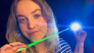 ASMR | Light Triggers  & Clicky Whispers for Sleep  [Visuals & Personal Attention]