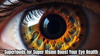 Superfoods for Super Vision Boost Your Eye Health