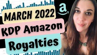 KDP INCOME REPORT MARCH 2022 - Low content book publishing Amazon Royalties!