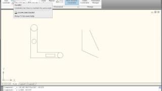 Геометрические привязки в AutoCAD (25/28)