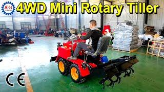 Wholesale 4WD Mini Rotary Tiller Cultivator