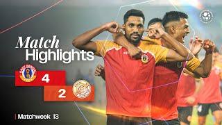 Match Highlights | East Bengal FC 4-2 Punjab FC | MW 13 | ISL 2024-25