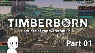 Timberborn Relaxing Longplay - Badtides of the Waterfall folk - (No Commentary) - Update 5 - part 01