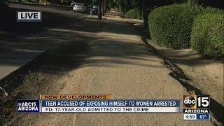 Teenager arrested for flashing women in Central PHX