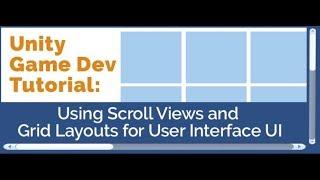 Unity UI Tutorial - Scroll Rect / Scroll View EASY TUTORIAL (2019)