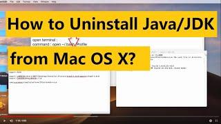 Uninstall Java 8.0 on a  Mac