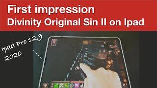 Divinity Original Sin 2 on IOS / iPad  - First impression
