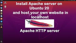 How to install apache http server on Ubuntu and host your website locally | Hindi