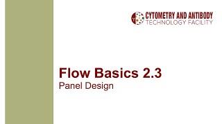 Flow Basics 2.3: Panel Design