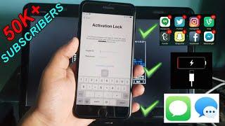 Fix Battry Drain,iMessage&Facetime,AppStore,Notifications & Update iOS13.7 Untethered iCloud Bypass