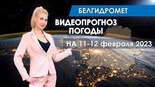 Видеопрогноз погоды по областям Беларуси на 11-12 января 2023 года