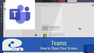 How To Share Your Screen in Microsoft Teams - Office 365