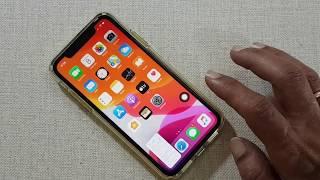 Take screenshot on iPhone 11 without Power button or Home Button