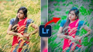 Blue and green effect Lightroom photo editing | green and blue tone photo editing